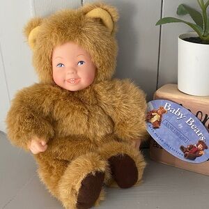 NEW🌈 Anne Geddes Baby Bear Plush Beanie Home Decorative gifts